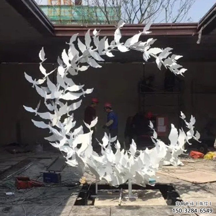 創(chuàng)意花環(huán)雕塑 啞光環(huán)形雕塑 公園雕塑 創(chuàng)意花環(huán)雕塑 啞光環(huán)形雕塑 公園雕塑