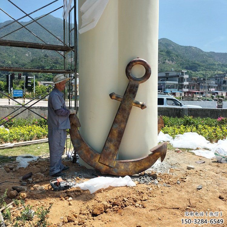 彩繪船錨雕塑 電鍍現(xiàn)代碼頭雕塑 公園雕塑 彩繪船錨雕塑 電鍍現(xiàn)代碼頭雕塑 公園雕塑