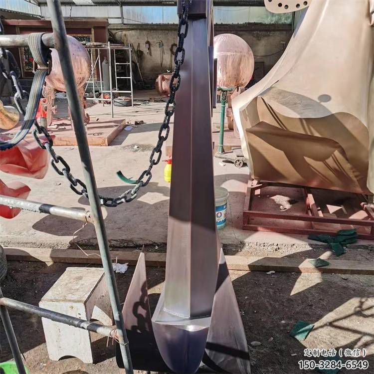 抽象船錨雕塑 啞光碼頭雕塑 室內雕塑 抽象船錨雕塑 啞光碼頭雕塑 室內雕塑