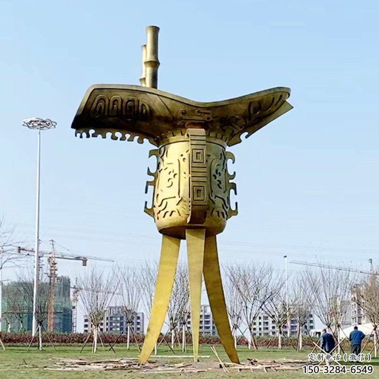 公園酒尊雕塑 創(chuàng)意企業(yè)酒器雕塑 美陳酒尊杯雕塑 公園酒尊雕塑 創(chuàng)意企業(yè)酒器雕塑 美陳酒尊杯雕塑