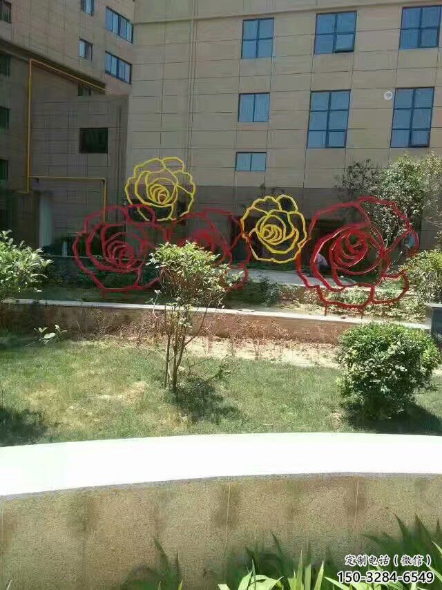 鑄造月季花雕塑 中式村口花朵雕塑 景觀花卉雕塑 鑄造月季花雕塑 中式村口花朵雕塑 景觀花卉雕塑