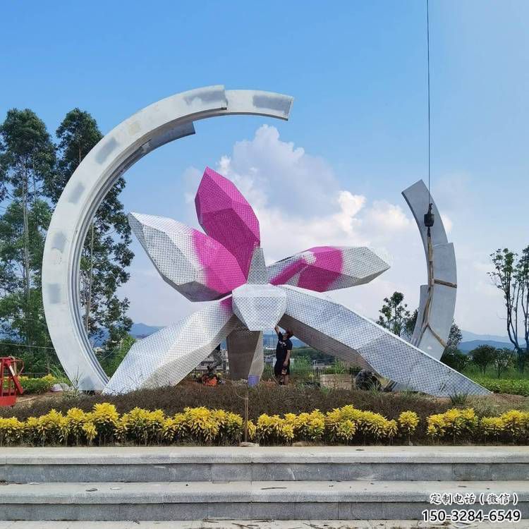 異形蘭花雕塑 現代校園雕塑 校園玉蘭花雕塑 異形蘭花雕塑 現代校園雕塑 校園玉蘭花雕塑