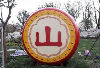 仿古戰鼓雕塑 騰飛喜慶雕塑 房地產民族雕塑