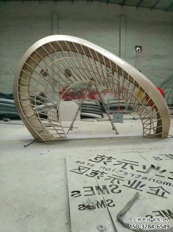 鏤空創意不銹鋼大門雕塑 鏤空創意不銹鋼大門雕塑