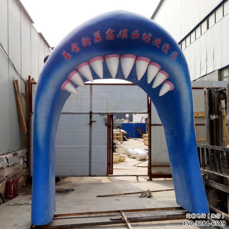 鱷魚(yú)大門(mén)雕塑 鱷魚(yú)大門(mén)雕塑