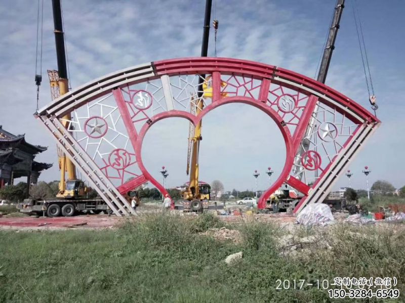 鏤空大門(mén)雕塑 鏤空大門(mén)雕塑