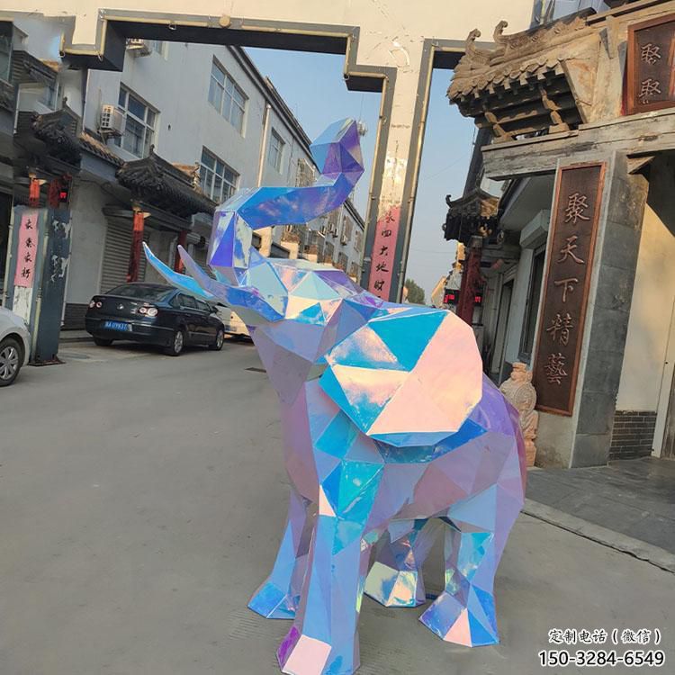 地產(chǎn)大象雕塑提供，露天雕塑，烤漆大象雕塑生產(chǎn)承接