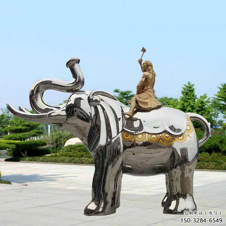 景觀大象雕塑工程選用,美陳雕塑,鏡面大象雕塑展示 景觀大象雕塑工程選用,美陳雕塑,鏡面大象雕塑展示