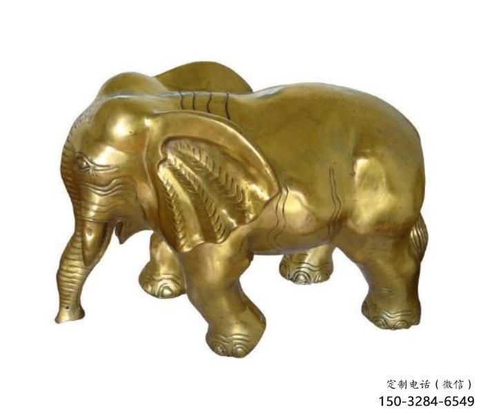 藝術(shù)大象雕塑精選，街道標(biāo)識(shí)，銅大象雕塑工程指用