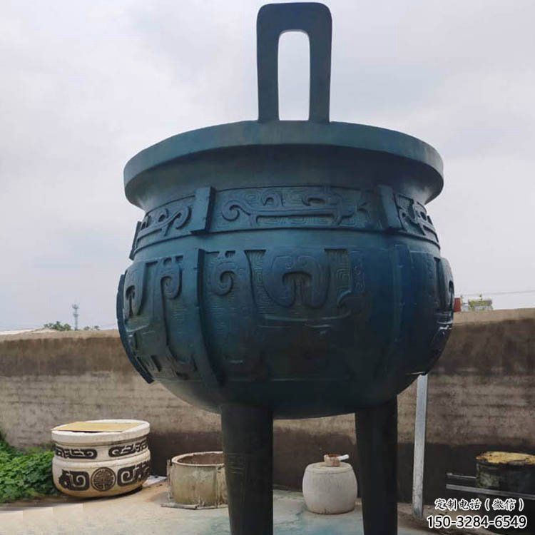 圓鼎雕塑,銅器景觀雕塑,鑄銅工藝 圓鼎雕塑,銅器景觀雕塑,鑄銅工藝