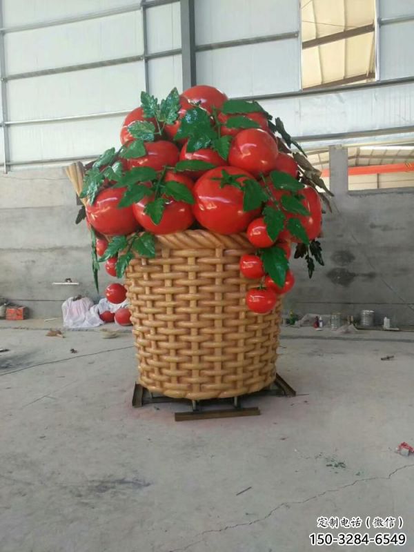 果籃雕塑供應,城區小品,番茄果籃雕塑制造商 果籃雕塑供應,城區小品,番茄果籃雕塑制造商