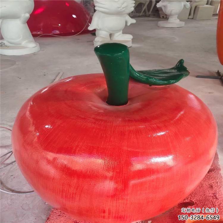 果籃雕塑通用，街道標識，仿真番茄果籃雕塑承接