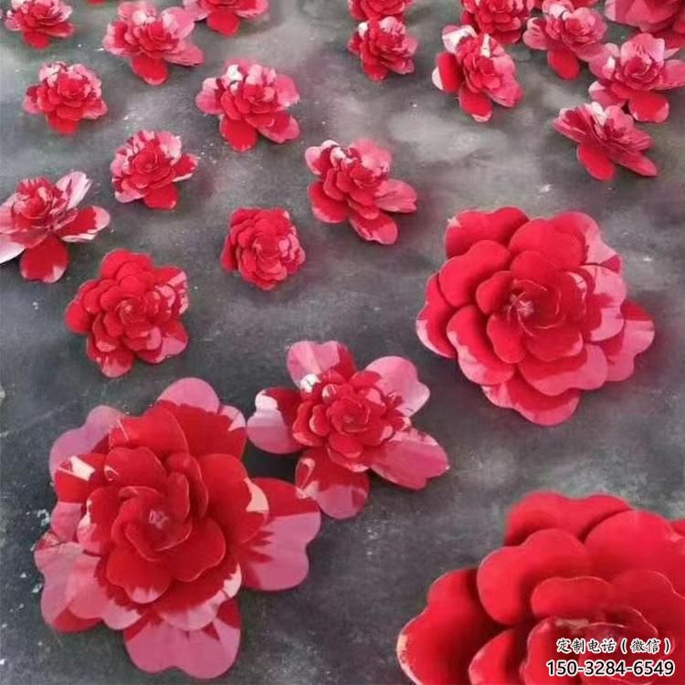 紀念花籃雕塑生產，廣場雕塑，玫瑰花花籃雕塑展品