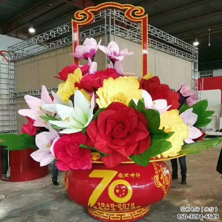 花籃雕塑供給，歐式風(fēng)格，城市花籃雕塑提供