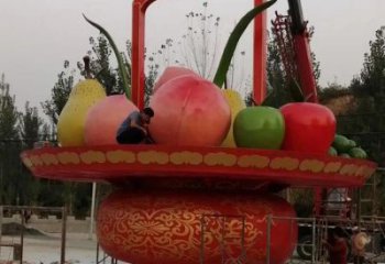 果籃雕塑公園服務(wù)商，景觀雕塑，玻璃鋼果籃雕塑選定