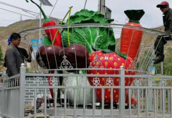果籃雕塑供需，透雕系列，玻璃鋼果籃雕塑制造商