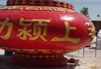 花籃雕塑訂做供需，景區(qū)雕塑，烤漆玻璃鋼花籃雕塑定價