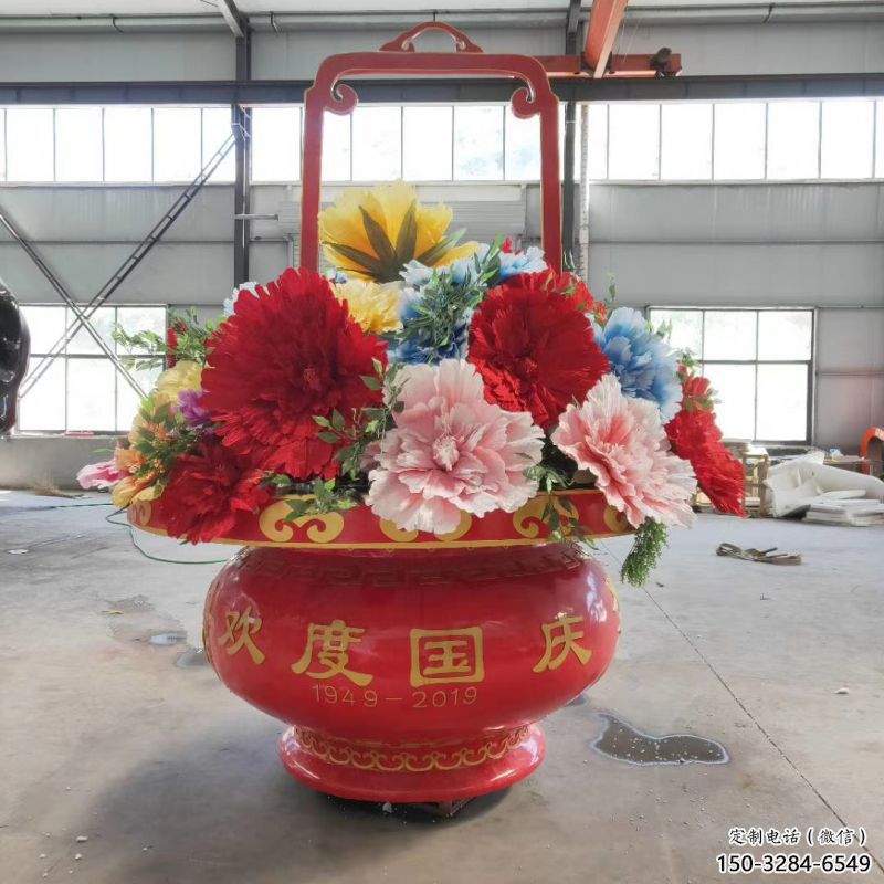 花籃雕塑標準，小區案例，房地產小區花籃雕塑常用