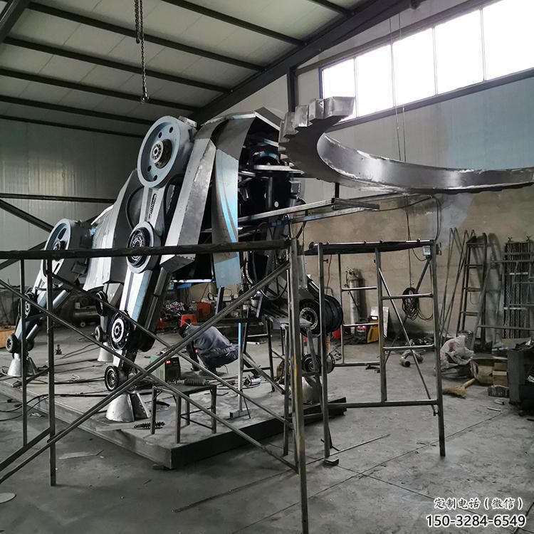機甲動漫大象雕塑 機甲動漫大象雕塑