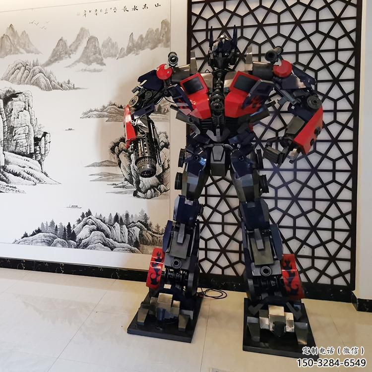 動漫城擎天柱雕塑 動漫城擎天柱雕塑