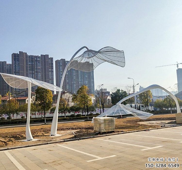花型廊架雕塑,不銹鋼景觀廊架雕塑小品 花型廊架雕塑,不銹鋼景觀廊架雕塑小品