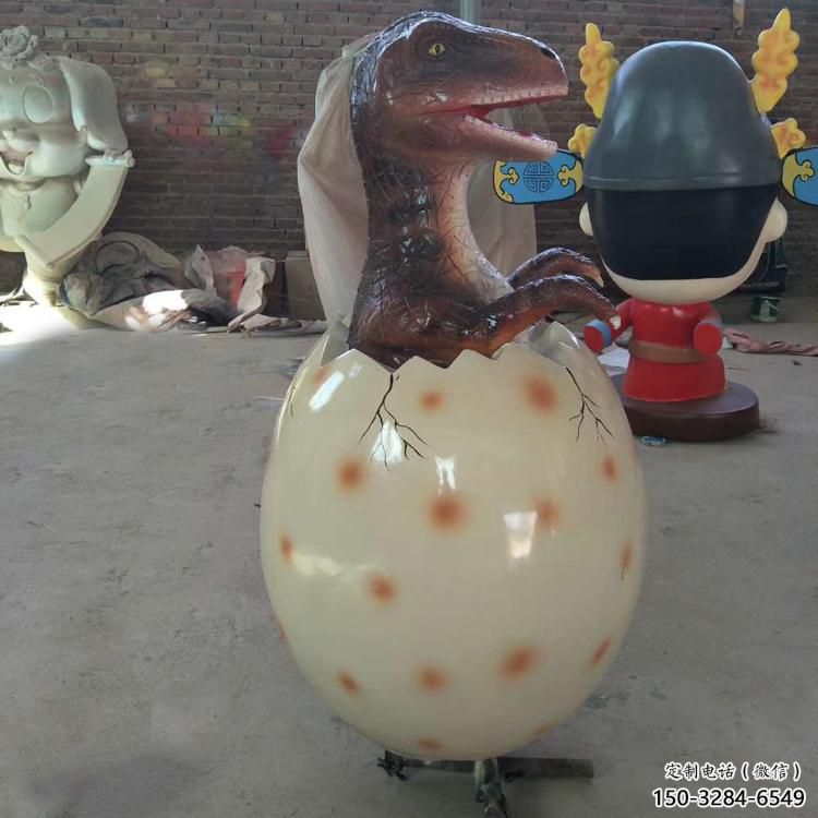 店門口恐龍蛋雕塑 店門口恐龍蛋雕塑