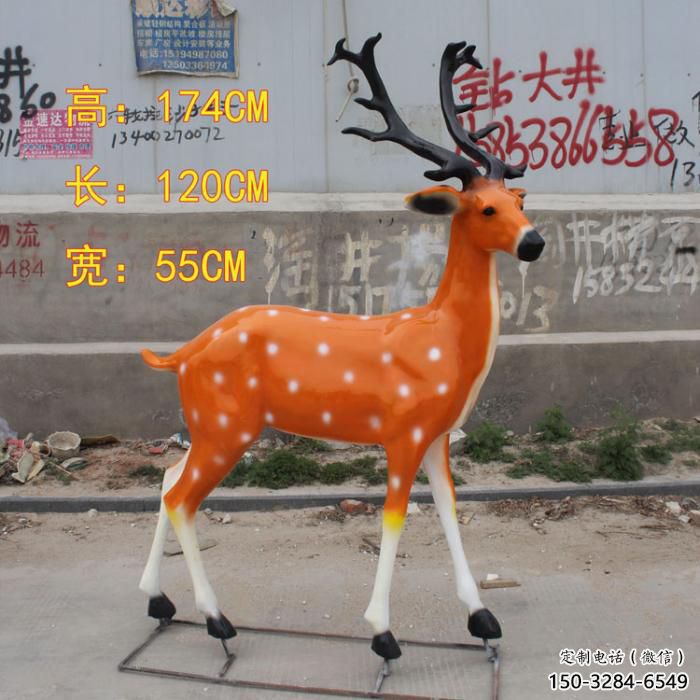 公園小鹿雕塑,彩繪工藝,玻璃鋼動物雕塑廠家 公園小鹿雕塑,彩繪工藝,玻璃鋼動物雕塑廠家