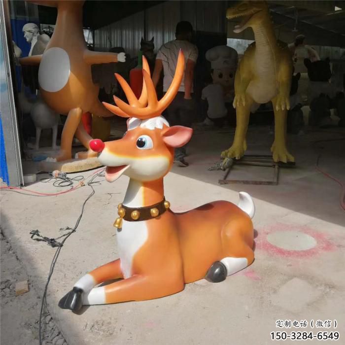 商場(chǎng)小鹿雕塑 商場(chǎng)小鹿雕塑