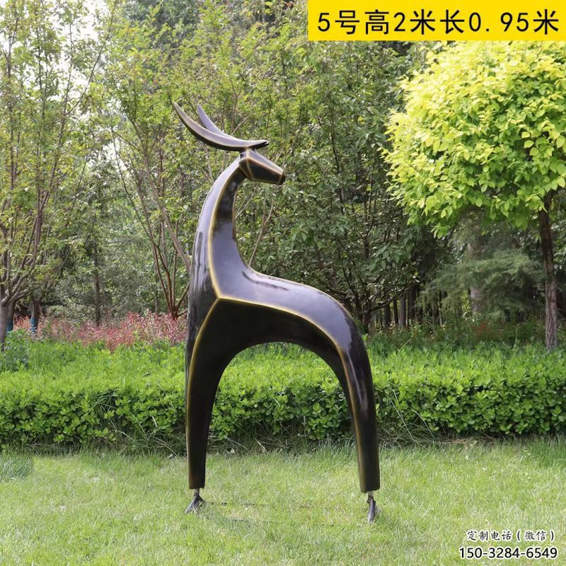 商場小鹿雕塑供求,村標概念,抽象小鹿雕塑制作 商場小鹿雕塑供求,村標概念,抽象小鹿雕塑制作