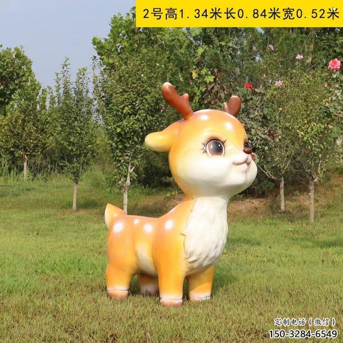 小鹿雕塑定價,彩繪工藝,卡通小鹿雕塑制作 小鹿雕塑定價,彩繪工藝,卡通小鹿雕塑制作
