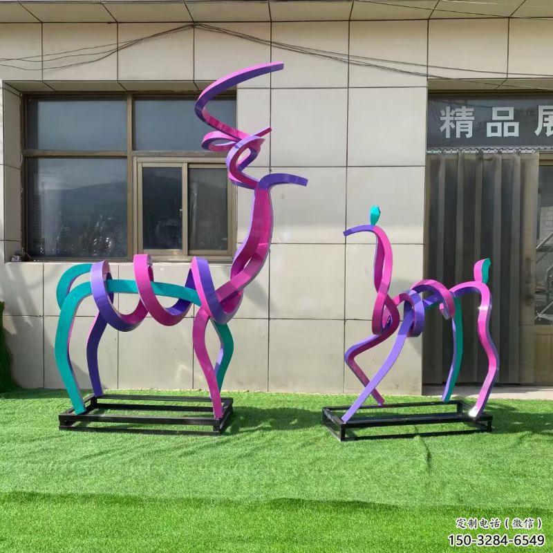 城市小鹿雕塑 城市小鹿雕塑