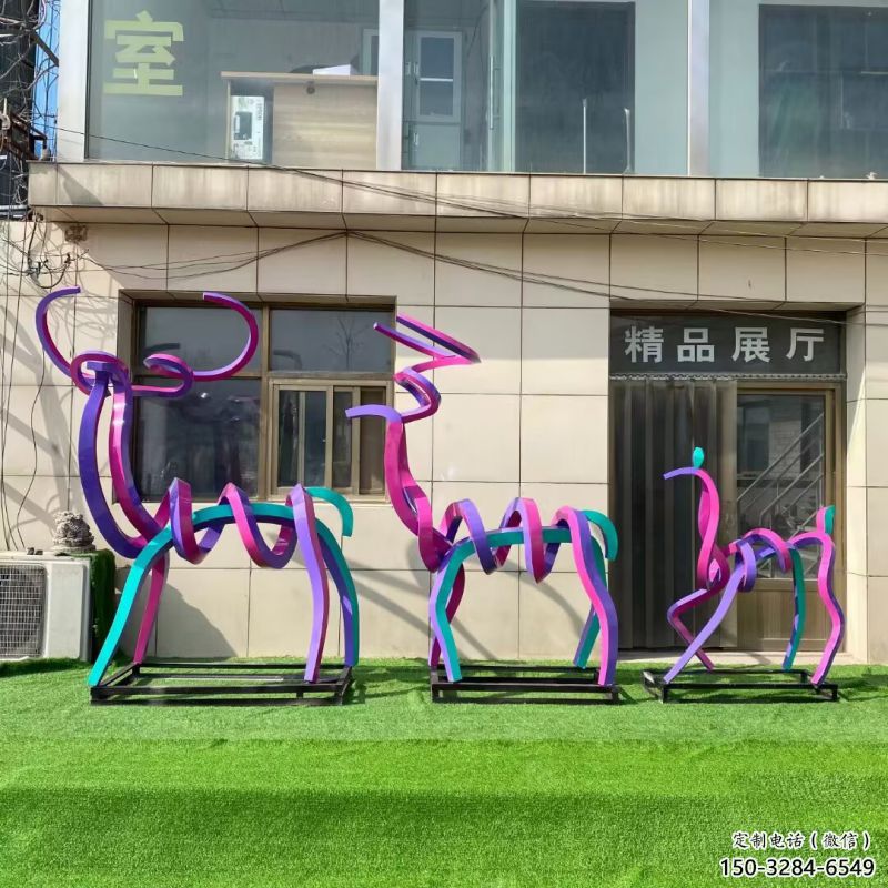 風景區小鹿雕塑 風景區小鹿雕塑