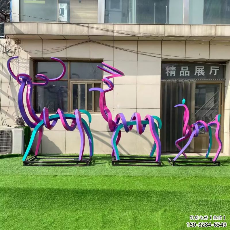 酒店小鹿雕塑 酒店小鹿雕塑