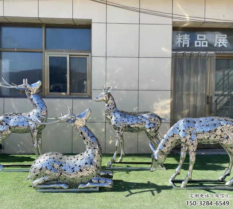 小鹿雕塑供需,標識雕塑,景觀鏤空小鹿雕塑制造商 小鹿雕塑供需,標識雕塑,景觀鏤空小鹿雕塑制造商