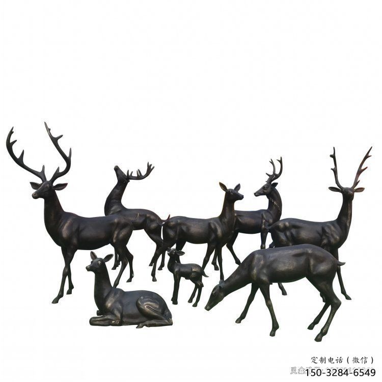 銅梅花鹿雕塑展品,鑄銅組合,梅花鹿銅雕塑常用 銅梅花鹿雕塑展品,鑄銅組合,梅花鹿銅雕塑常用
