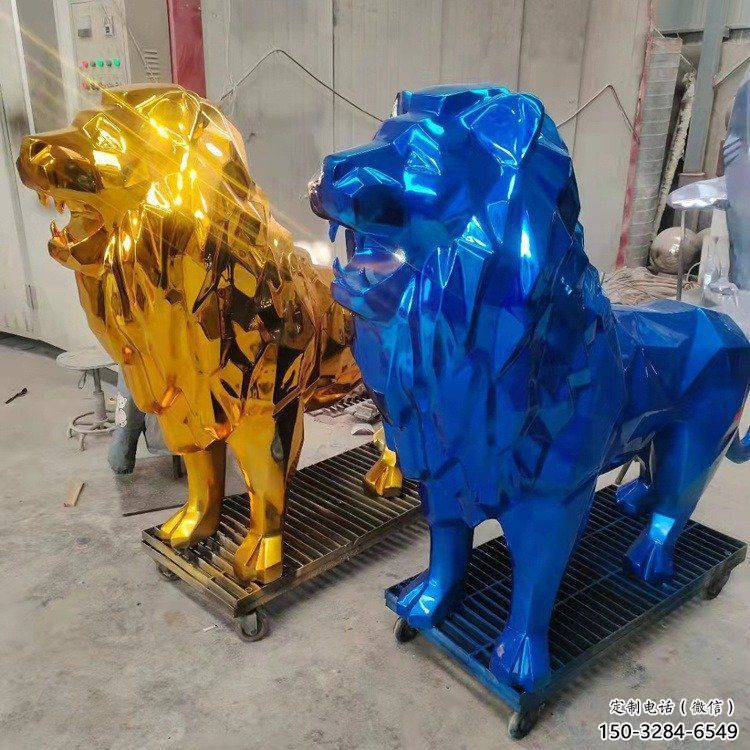 景觀獅子雕塑供應,花園小品,酒店不銹鋼獅子雕塑展品 景觀獅子雕塑供應,花園小品,酒店不銹鋼獅子雕塑展品