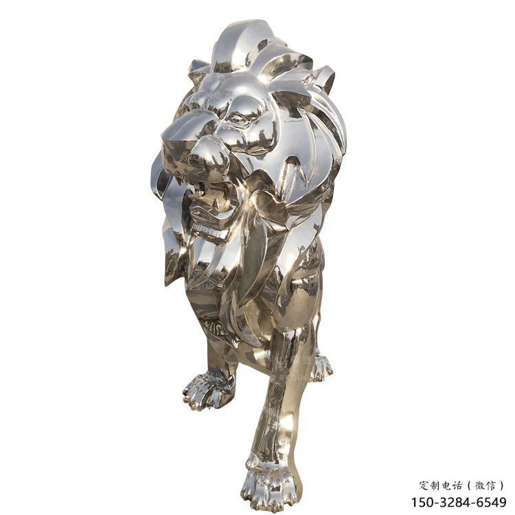 鏡面獅子雕塑承接,城市裝飾,大型不銹鋼獅子雕塑公司 鏡面獅子雕塑承接,城市裝飾,大型不銹鋼獅子雕塑公司