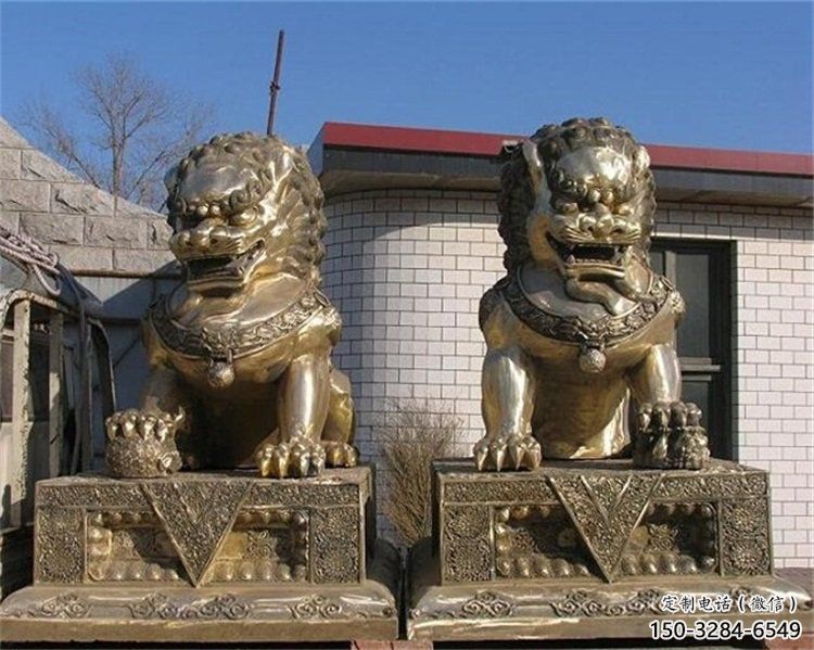 青銅獅子雕塑提供,鑄造藝術(shù),中式蹲獅雕塑通用 青銅獅子雕塑提供,鑄造藝術(shù),中式蹲獅雕塑通用