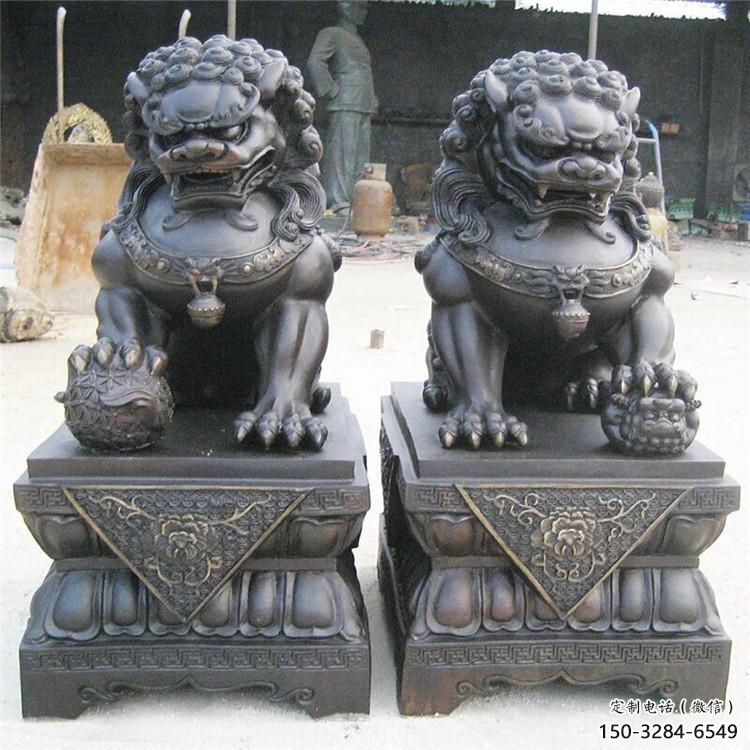 青銅獅子雕塑生產,圓雕系列,仿古蹲獅雕塑生產商 青銅獅子雕塑生產,圓雕系列,仿古蹲獅雕塑生產商