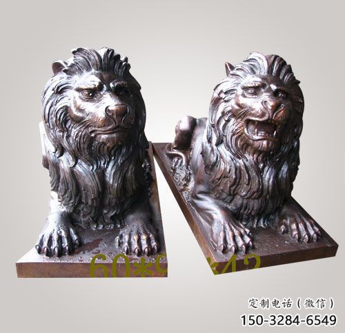 制造獅子雕塑廠家,鑄銅組合,趴獅雕塑工程制作 制造獅子雕塑廠家,鑄銅組合,趴獅雕塑工程制作