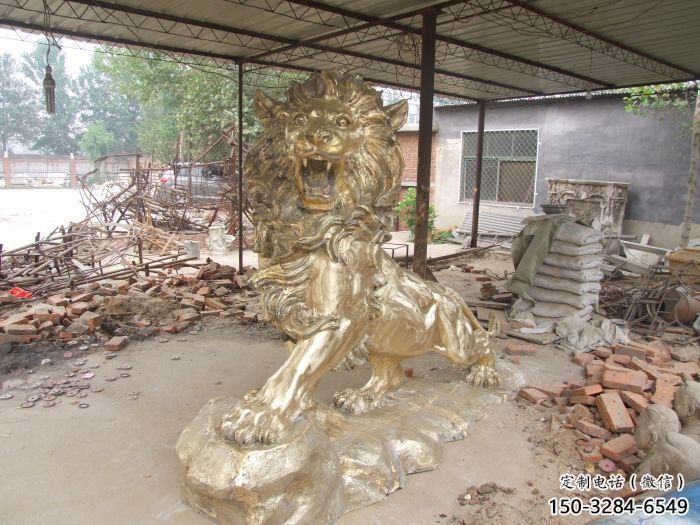 門口獅子雕塑點擊,地標動物擺件,走獅雕塑承接 門口獅子雕塑點擊,地標動物擺件,走獅雕塑承接