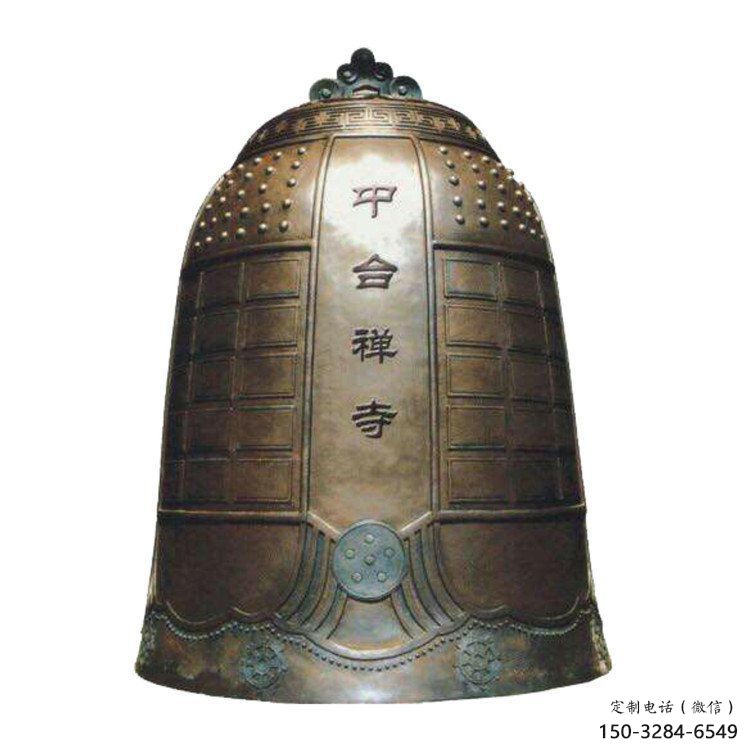 禪寺銅鐘雕塑