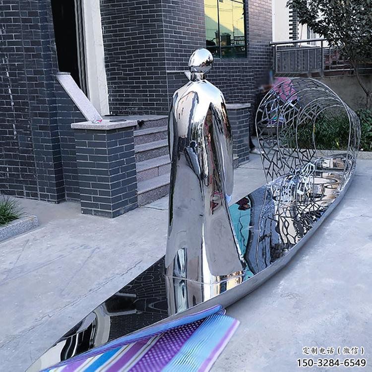 乘船人雕塑生產,公園小品,不銹鋼乘船人雕塑指用廠家 乘船人雕塑生產,公園小品,不銹鋼乘船人雕塑指用廠家