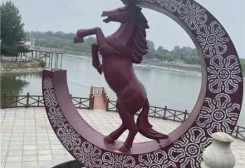 宣傳主題雕塑廠家，藝術(shù)形象標(biāo)識，地標(biāo)美陳雕塑
