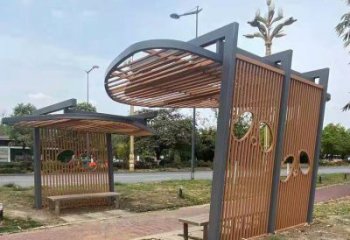 鏤空設(shè)計廊架，不銹鋼管結(jié)構(gòu)組合雕塑