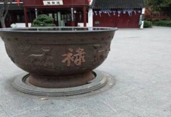 福祿太平缸雕塑