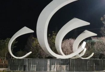 城市帆船雕塑，噴漆體育雕塑，古銅效果