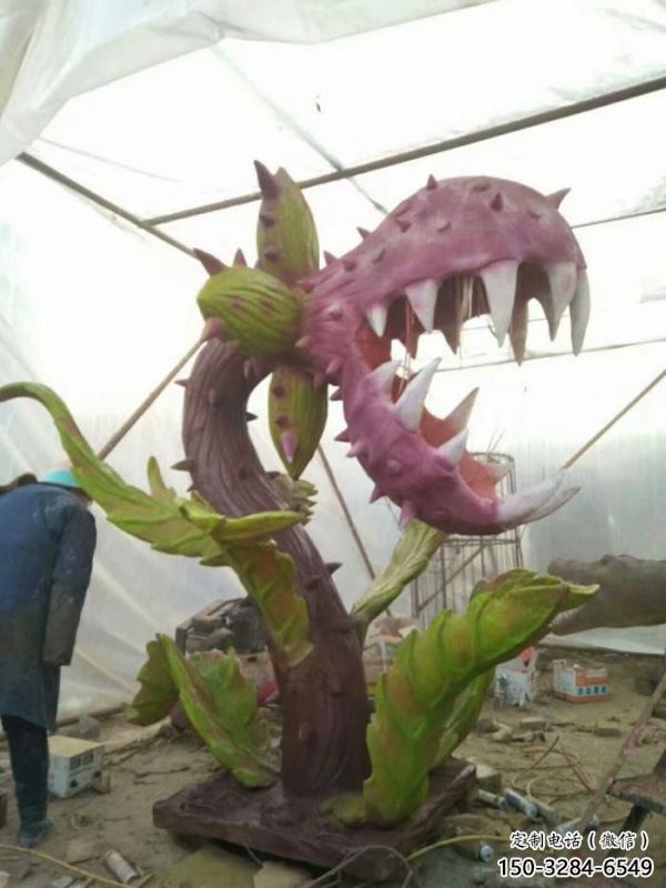 食人花雕塑承接,景區案例,仿真食人花雕塑廠家 食人花雕塑承接,景區案例,仿真食人花雕塑廠家