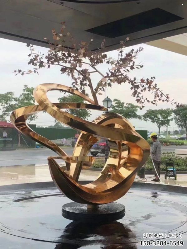 櫻花雕塑生產，街頭藝術，不銹鋼櫻花雕塑廠