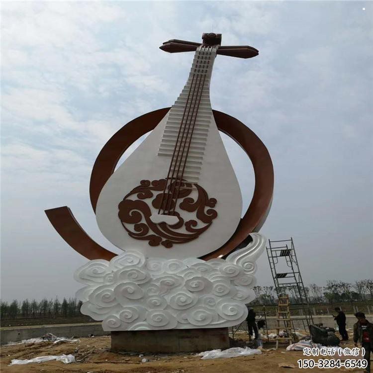 小提琴雕塑供求，中式工藝，不銹鋼小提琴雕塑廠